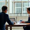 Business meeting with consultant